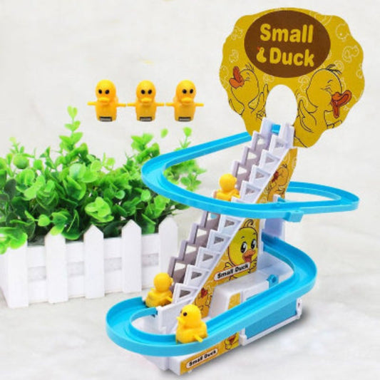 Musical Light-Up Duck Climbing Adventure Playset with Sliding Stairs